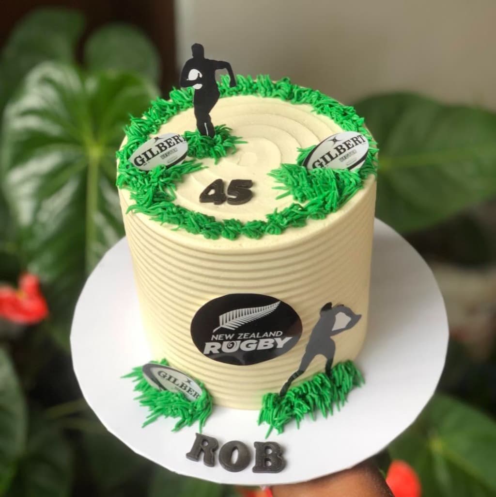 The Champion Rugby Themed Cake